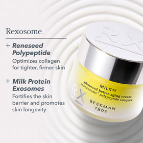 Crème visage Beekman 1802 15 ml en application sur la peau