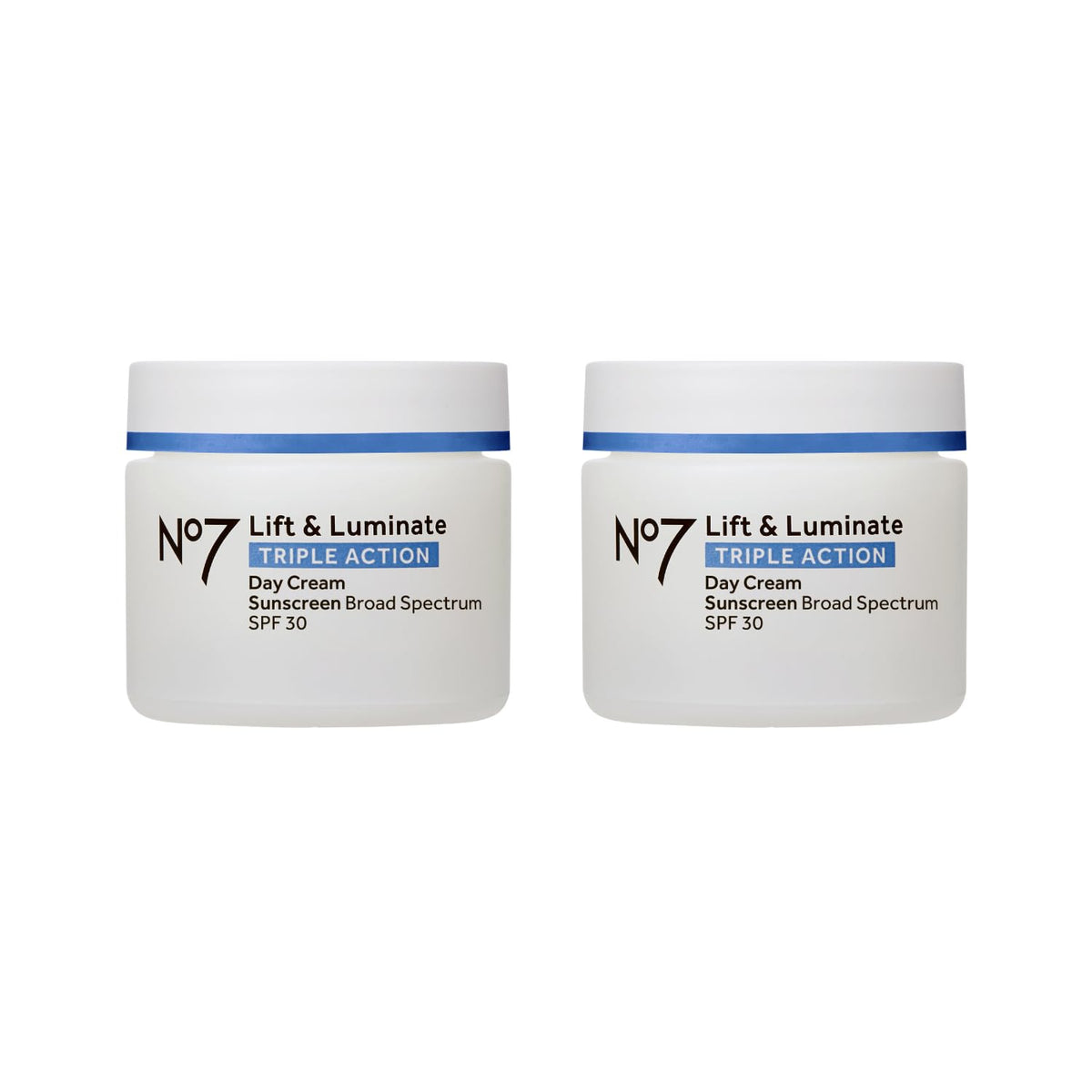 Crème visage Lift & Luminate de No7, vue de face
