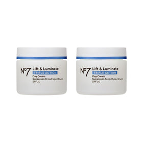 Crème visage Lift & Luminate de No7, vue de face