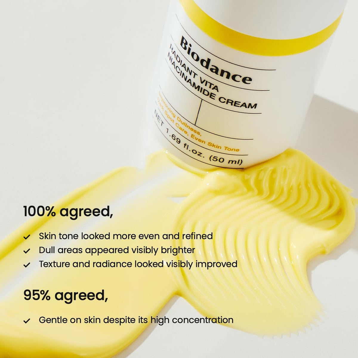 Crème Vita Radiance Niacinamide BIODANCE avec des éléments de soin
