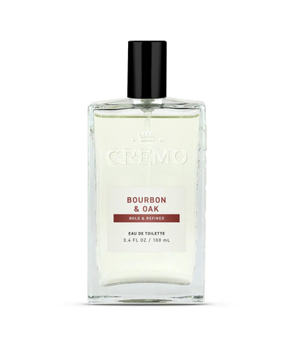 Cremo Cologne Bourbon & Oak 100ml vue de face