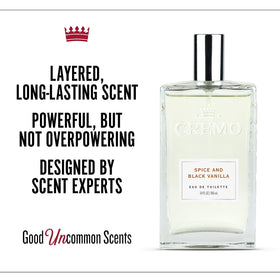 Cremo Cologne Épices & Vanille Noire 100 ml vue arrière