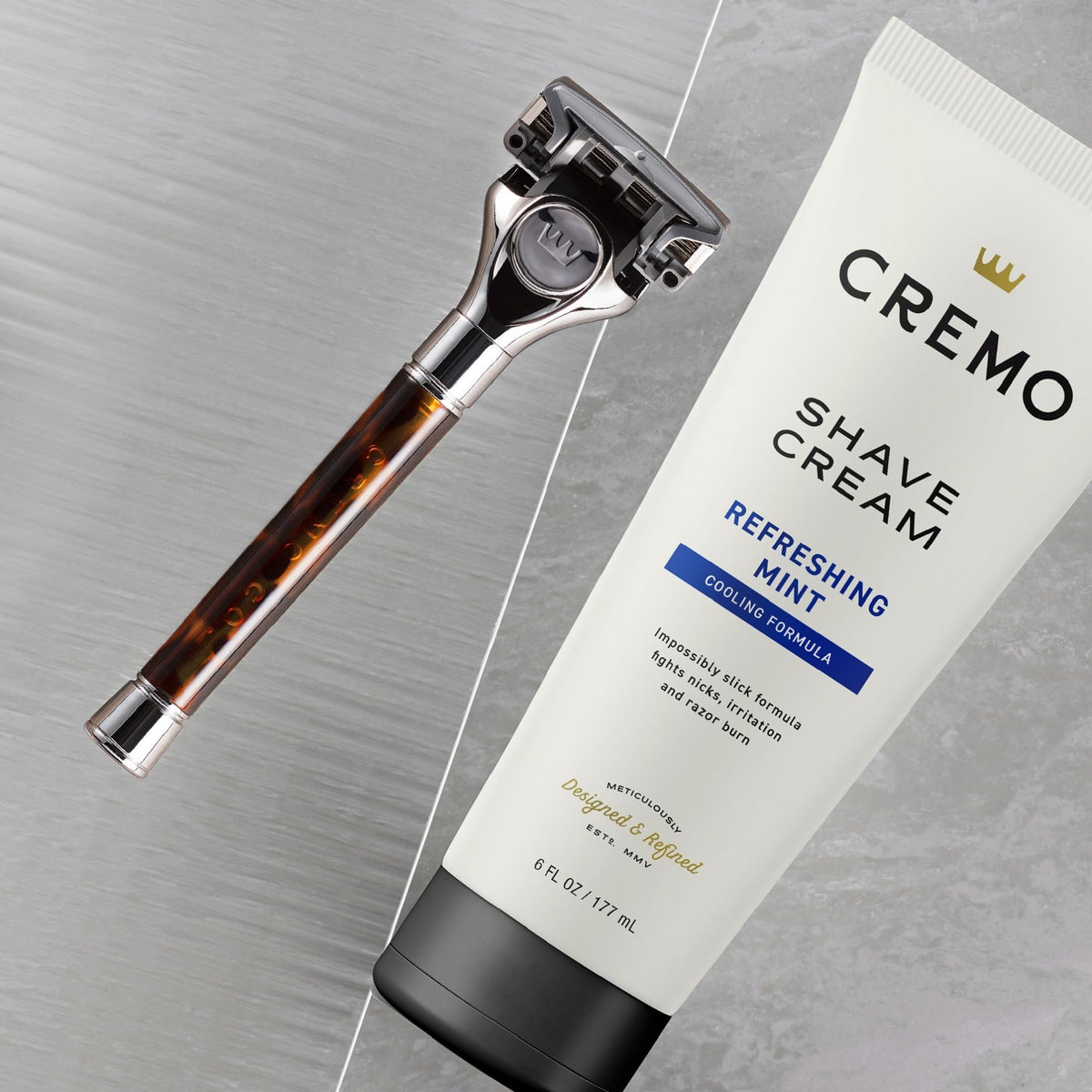 Cremo Crème à Raser Refroidissante 386g avec texture crémeuse