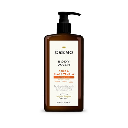 Cremo Gel Douche Épices & Vanille Noire 32 oz vue avant