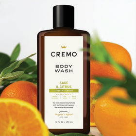 Cremo Gel Douche Sauge et Agrumes 16 Fl Oz avec texture de mousse