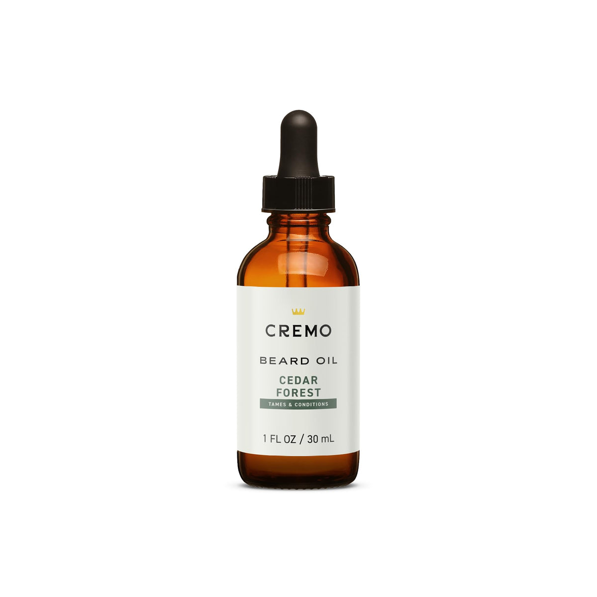 Cremo Huile à Barbe Revitalisante Forêt de Cèdre 30 ml vue avant