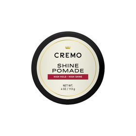 Cremo Pommade pour Cheveux 150g vue de face avec couvercle noir