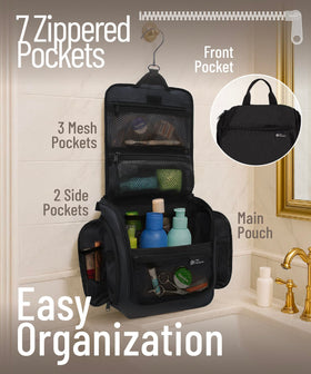 Crochet pivotant en métal XXL de la trousse de toilette DD D&D Wanderlust