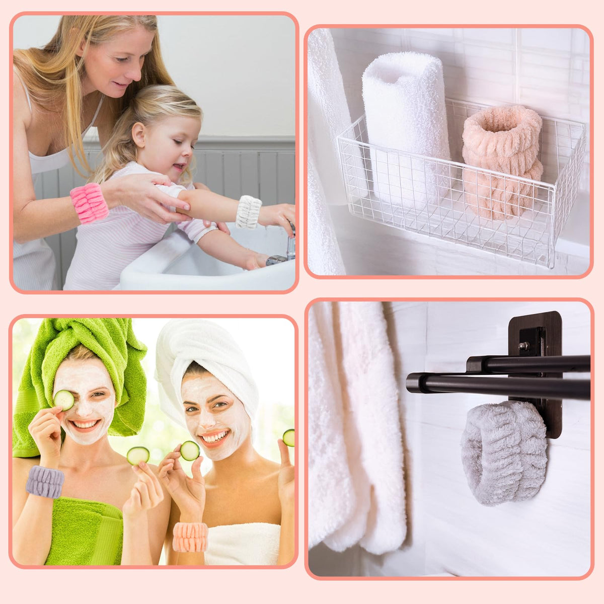 Crosize Bracelet de Spa en Microfibre - Confort et absorption