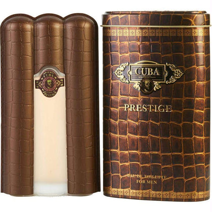 Cuba Prestige Eau de Toilette 90 ml vue de face avec spray