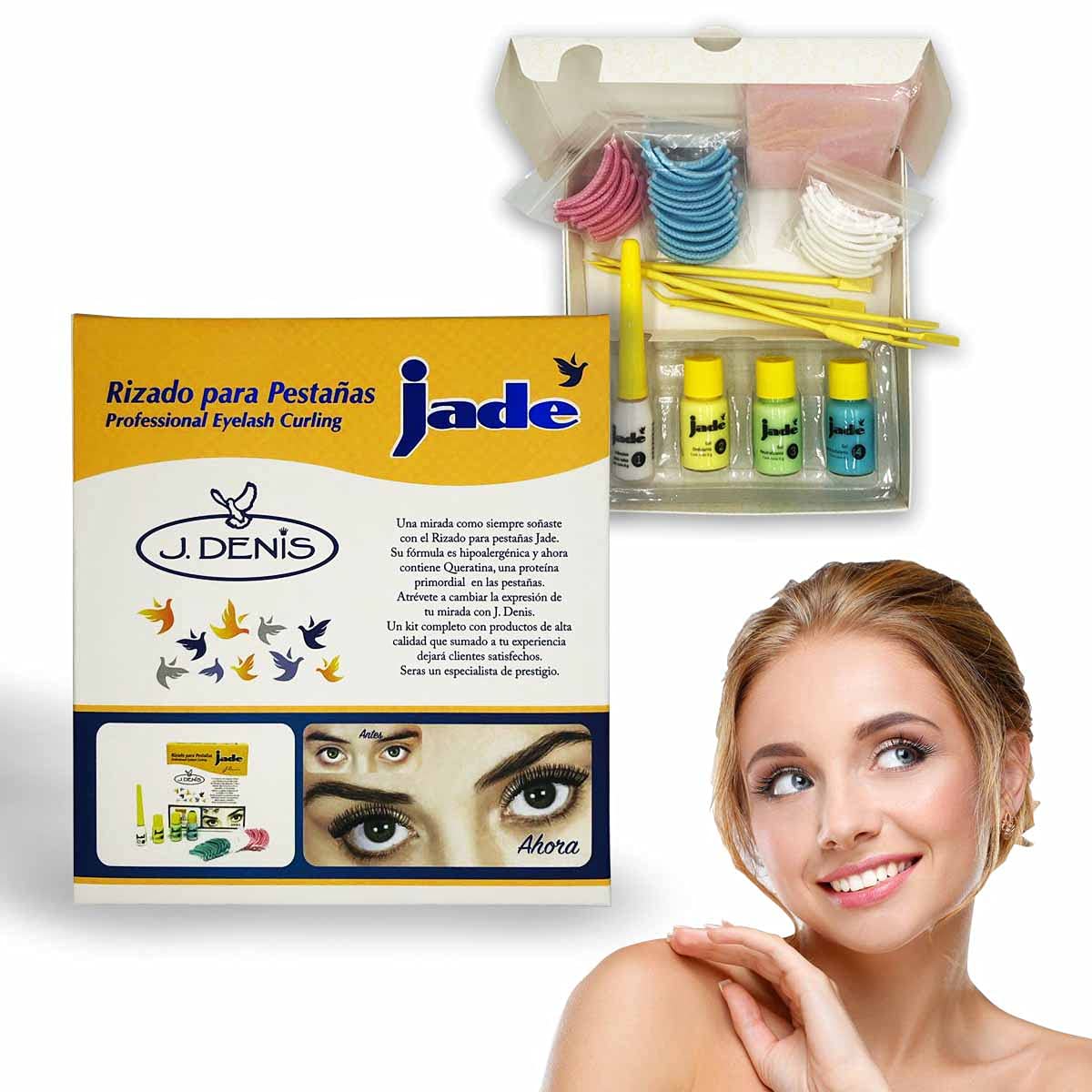 Curling de cils permanent J. Denis vue de face