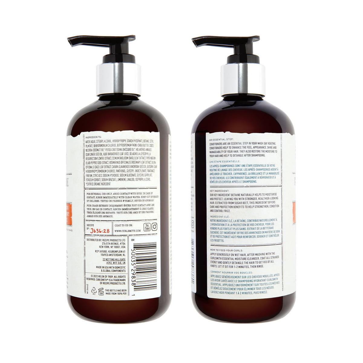 CURLSMITH Après-shampoing hydratant essentiel 380g en gros plan
