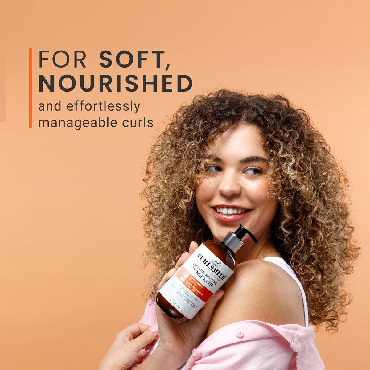 CURLSMITH Après-shampoing hydratant essentiel 380g étiquette et informations