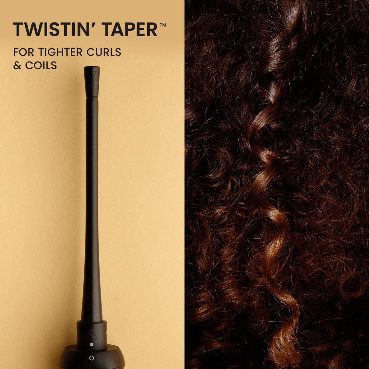 CURLSMITH Defrizzion Curl Reviving Wand avec réglages de température