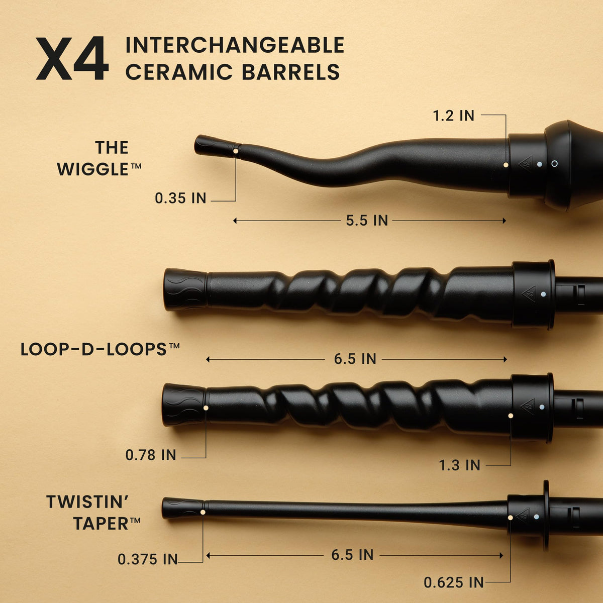 CURLSMITH Defrizzion Curl Reviving Wand dans son emballage