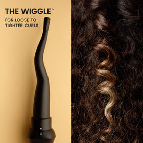 CURLSMITH Defrizzion Curl Reviving Wand montrant la texture des boucles