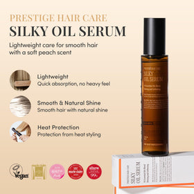 CURLYSHYLL Sérum Huile Soyeuse 70ml vue arrière avec étiquette