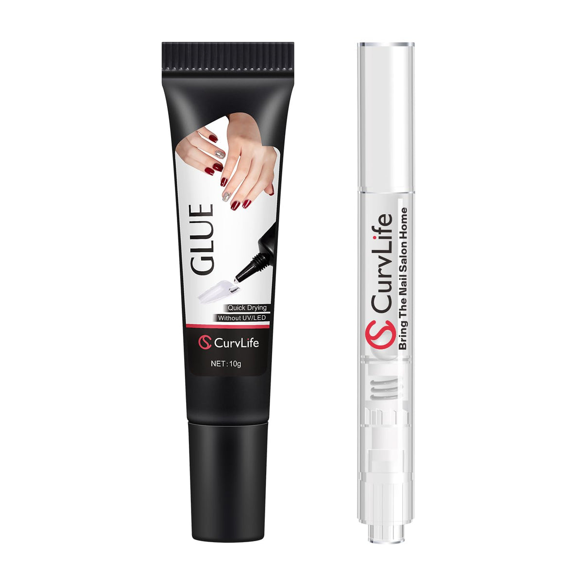 CurvLife colle à ongles semi-solide 10g vue avant