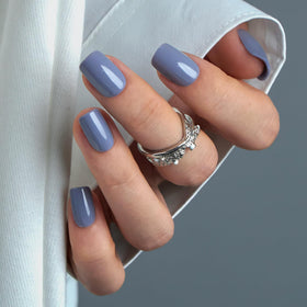 CurvLife Faux Ongles Courts Carrés - Ensemble complet avec accessoires