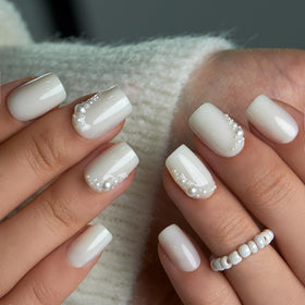 CurvLife Faux Ongles Press-On avec finition en gel