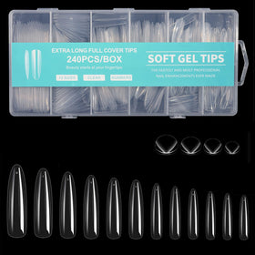 Cycullinyt conseils ongles ronds longs 240 pcs présentation avant