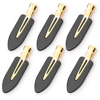 D Clips de Cheveux Sans Marque Noir, vue de face