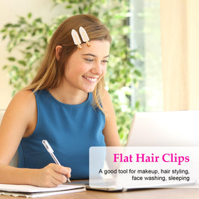D Clips sans pli, utilisation lors d'une routine de maquillage