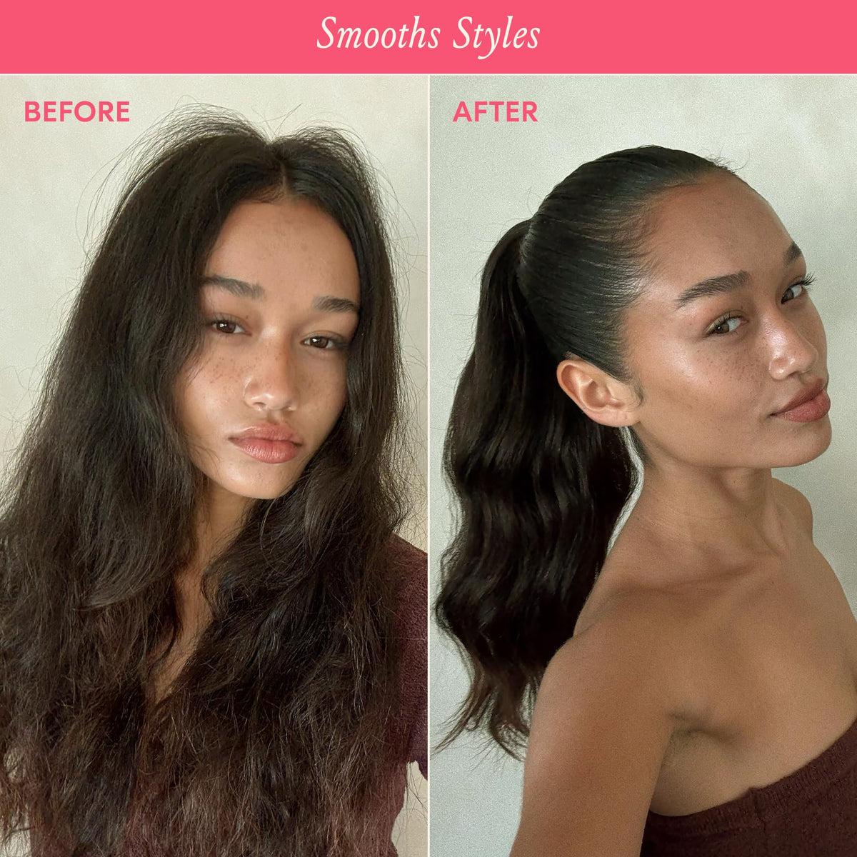 DAE Crème Coiffante 3-en-1 au Fruit de Cactus application sur cheveux