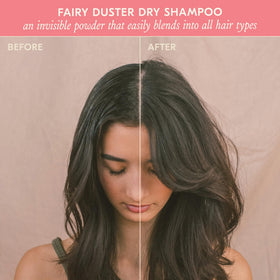 DAE shampooing sec en application sur cheveux