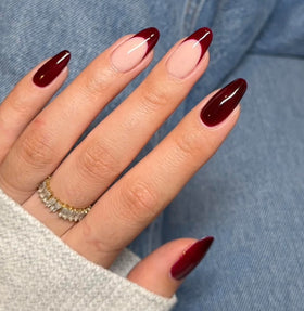 DAISY DND Duo de Vernis à Ongles Gel Garnet Red #633 arrière