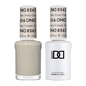 DAISY DND Gel Polish Set 856 Ivory Cream, vue de face