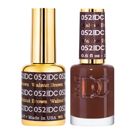DAISY DND Gel Polish Set Marron 052 Walnut Brown avant