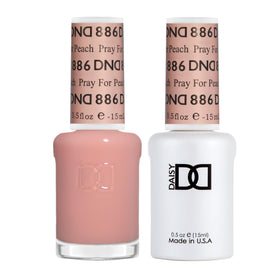 DAISY DND Gel Polish Set Pray For Peach #886 packaging front view