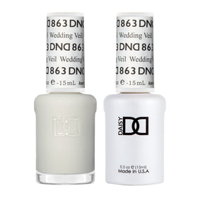 DAISY DND Gel Polish Set Wedding Veil #863 duo packaging
