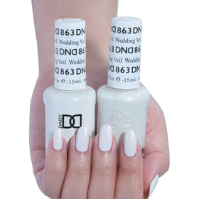 DAISY DND Gel Polish Wedding Veil #863 bottle front view