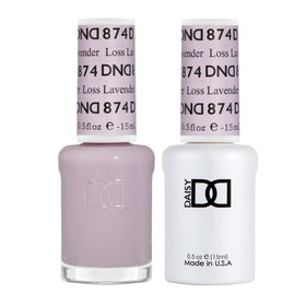 DAISY DND Kit de Vernis Gel Couleur Loss Lavender #874 devant
