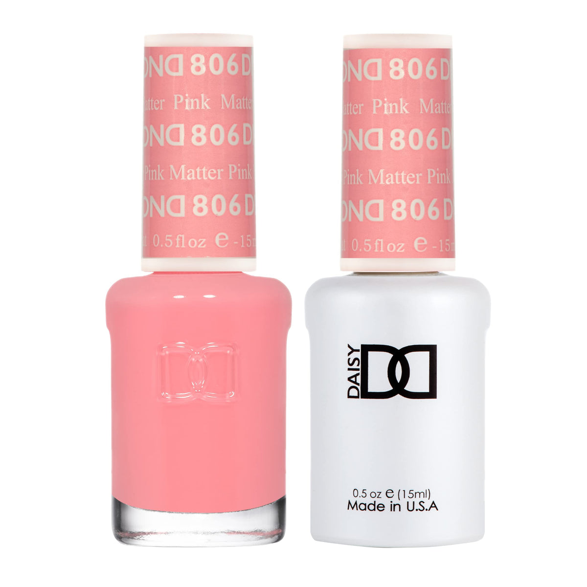 DAISY DND Set de Vernis à Ongles Gel Rose 15ml vue de face