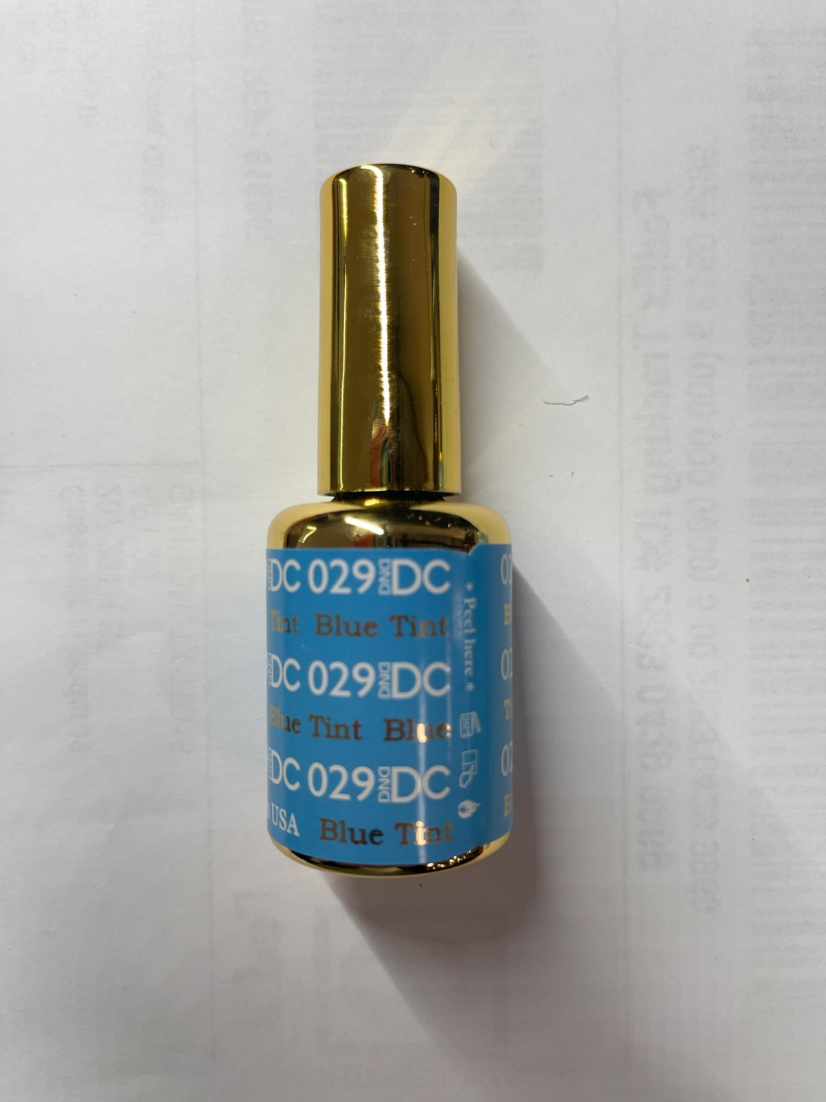 DAISY DND Set de Vernis Gel Bleu 029 avec pinceau