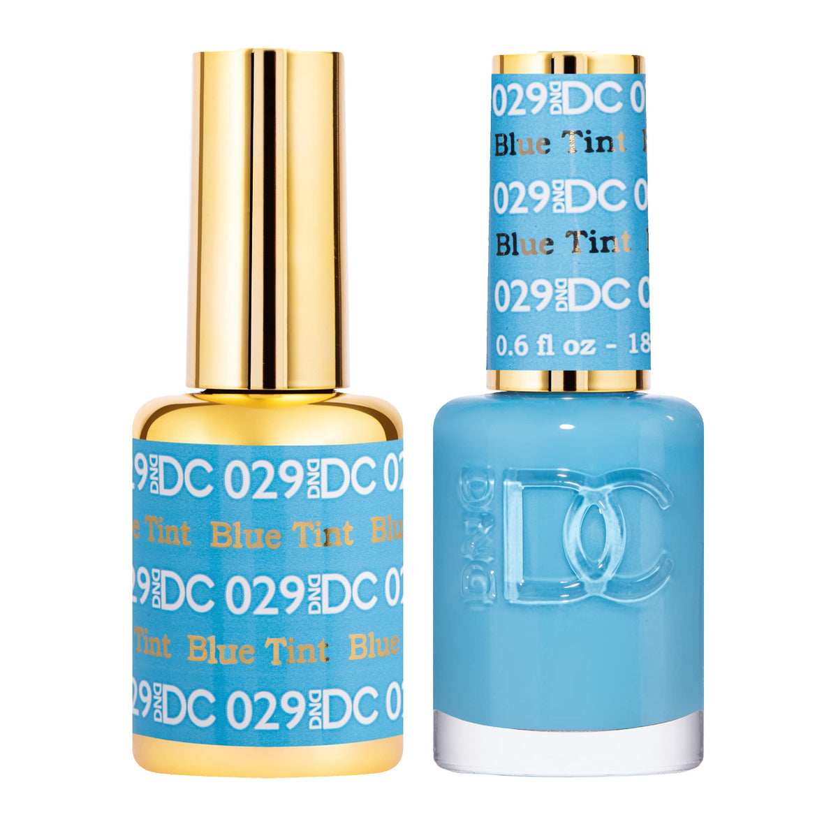 DAISY DND Set de Vernis Gel Bleu 029 vue de face