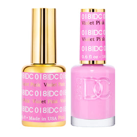 DAISY DND Set de Vernis Gel UV/LED Collection Rose 018 avant