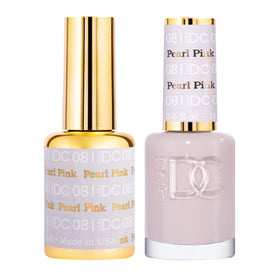DAISY DND vernis gel couleur rose perlé 15ml vue de face