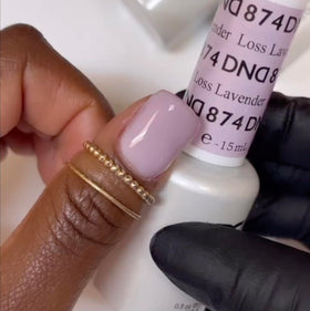 DAISY DND Vernis Gel et Laque 15ml chacun en Loss Lavender #874