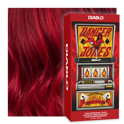 Danger Jones coloration semi-permanente Diablo - Rouge 150g, packaging avant