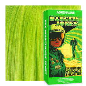 Danger Jones Couleur de Cheveux Semi-Permanente Adrenaline Vert Néon, vue avant