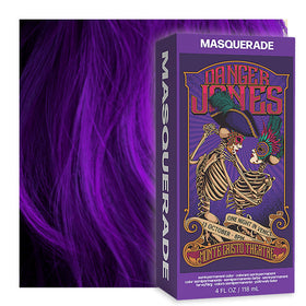 Danger Jones Couleur de Cheveux Semi-Permanente Masquerade - Violet avant l'application