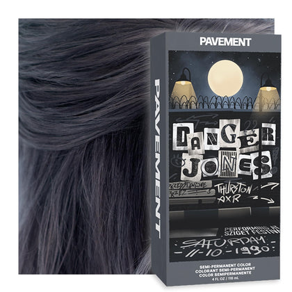 Danger Jones Couleur de Cheveux Semi-Permanente Pavement - Gris, vue avant