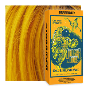 Danger Jones couleur de cheveux semi-permanente Starrider en Jaune, vue de face