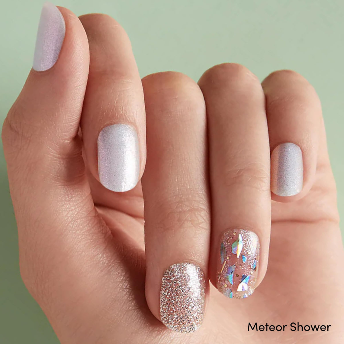 Dashing Diva bandes de vernis à ongles Meteor Shower en détail