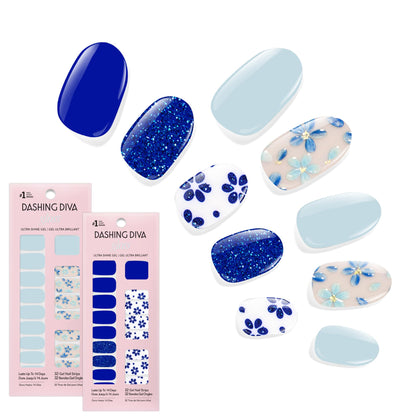Dashing Diva Blue Blossom Collection front view with June Bloom and Flor Azul sets