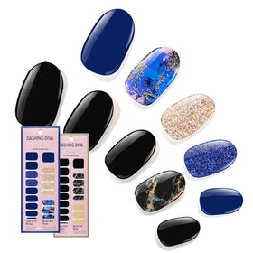 Dashing Diva Dark Marble Collection Blue Vixen et Black Obsidian